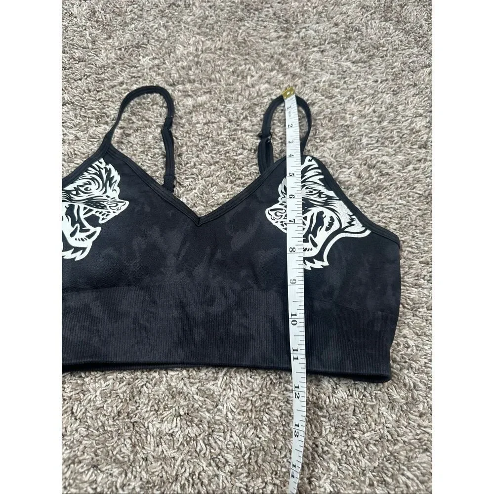 Darc Sport SHE Dual Wolf Chopper Everson Seamless Sports Bra S Black Cloud